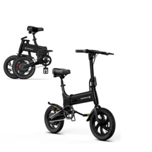 A black electric bike and another black one